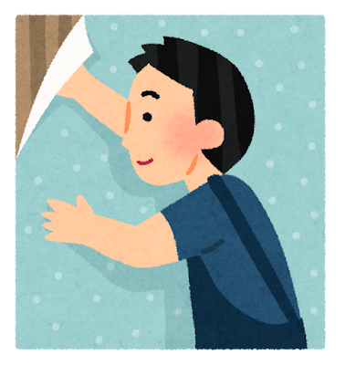 汚れやはがれが気になる、クロスの貼り換え